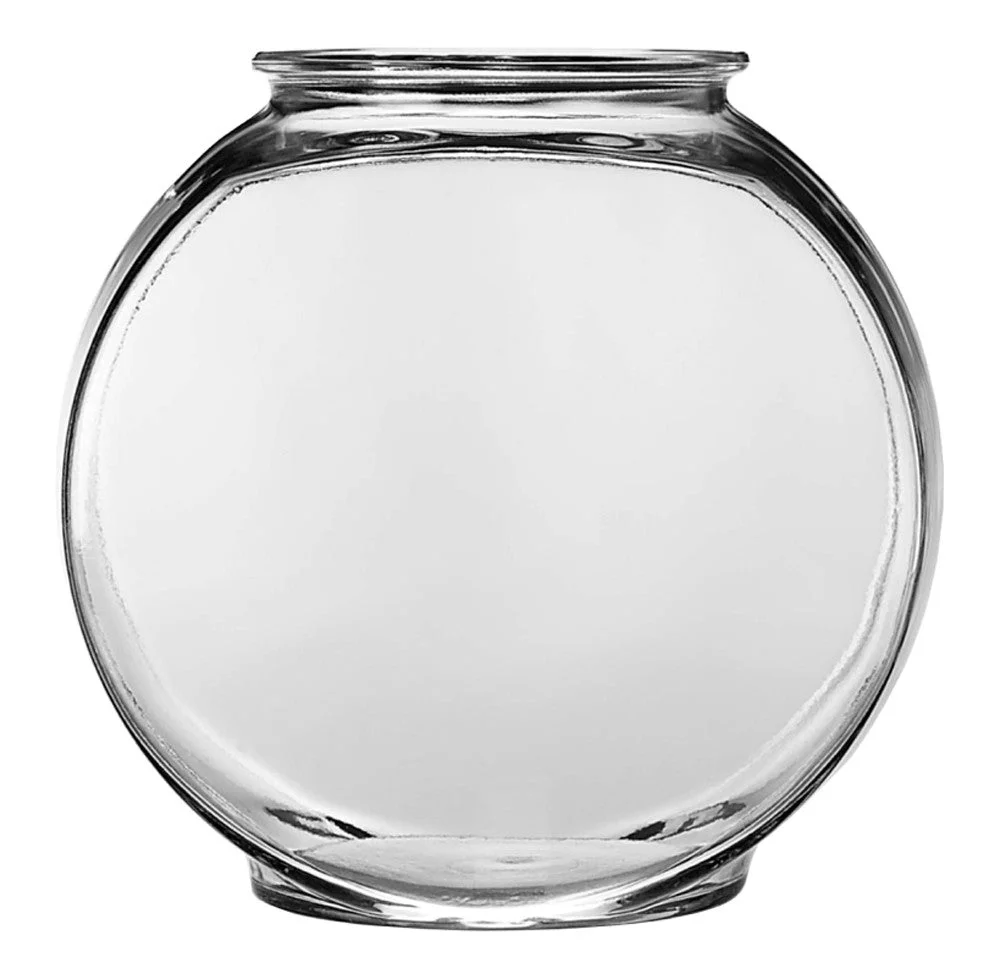Anchor Hocking Classic Glass Drum Fish Bowl Clear 2 gal - Keen Glass Solutions