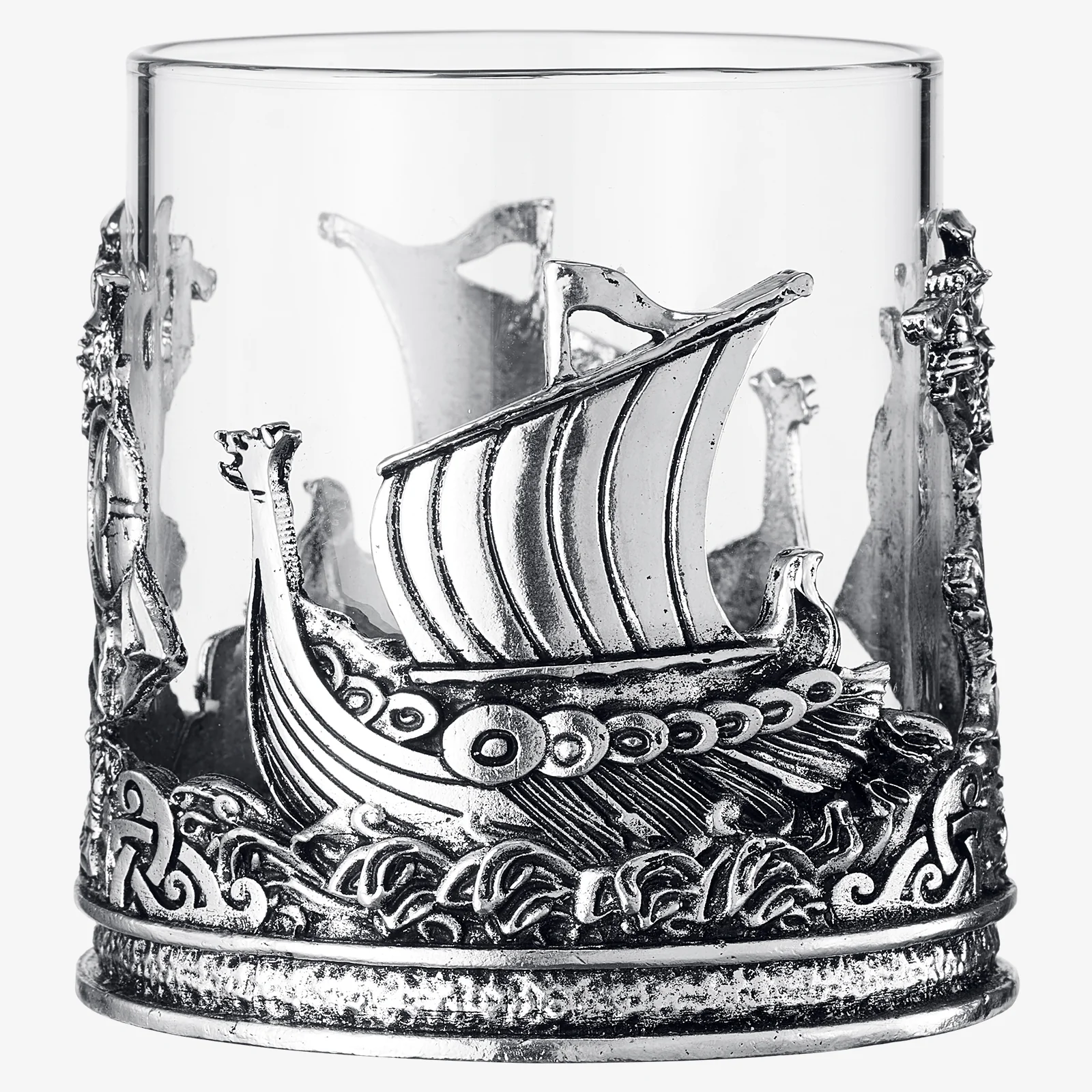 Viking & Mythological Pewter Whiskey - 12oz SINGLE - Keen Glass Solutions