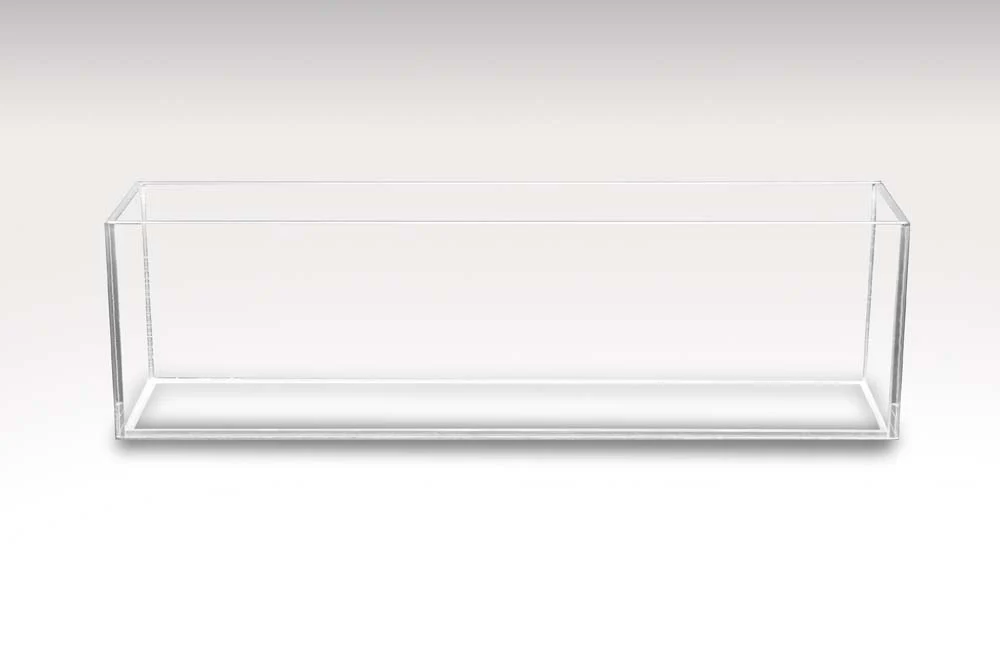 Aquatop High Clarity Bookshelf Style Aquarium Clear 12 gal, 8X35X10 in - Keen Glass Solutions