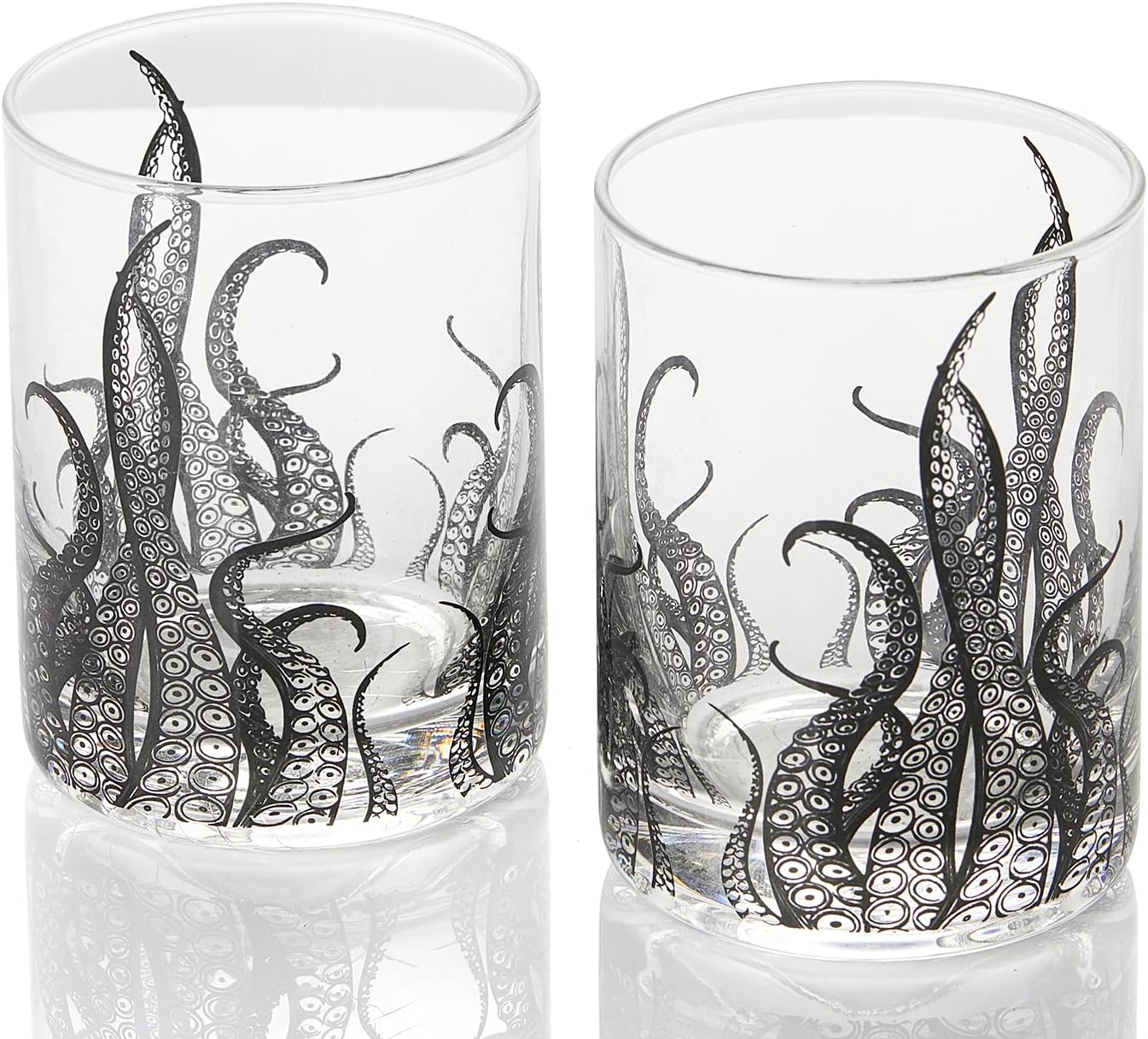 Octopus Tentacle Whiskey Glassware | Set of 2 | 9 OZ - Keen Glass Solutions