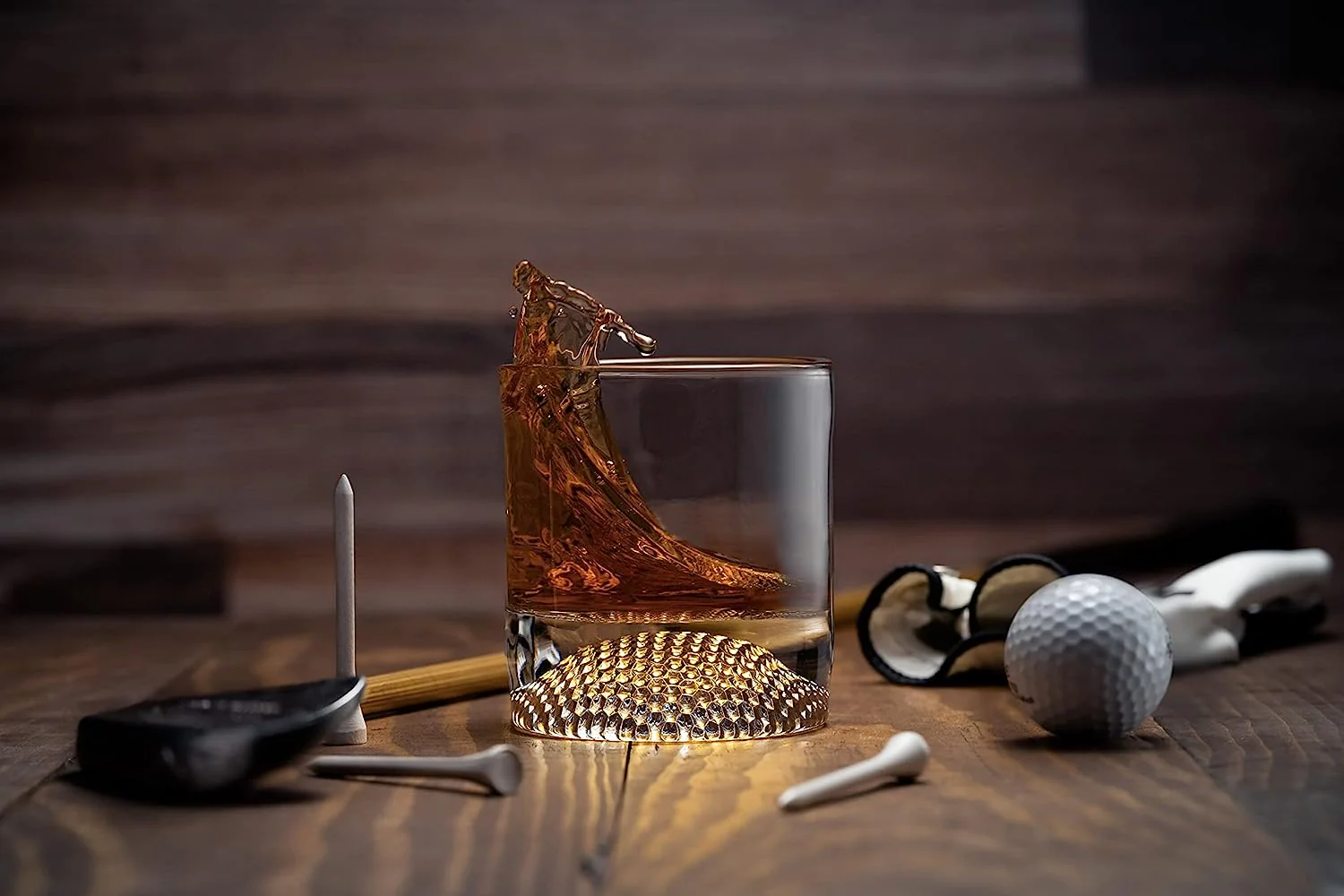 The Wine Savant Golf Ball Whiskey Glasses Set (4 pack) - Keen Glass Solutions