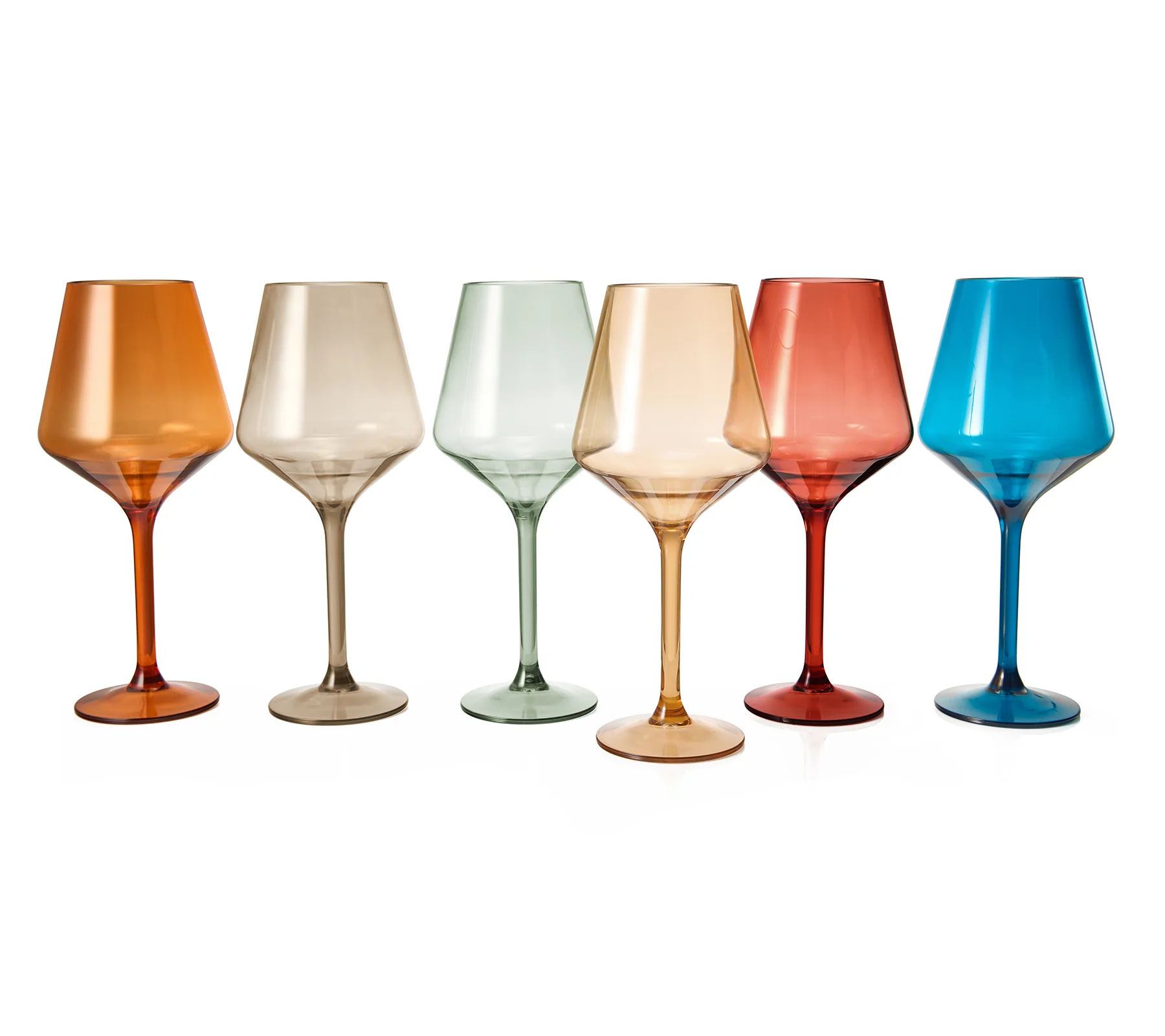European Style Crystal, Stemmed Wine Glasses | Set of 6 | 15oz - Keen Glass Solutions