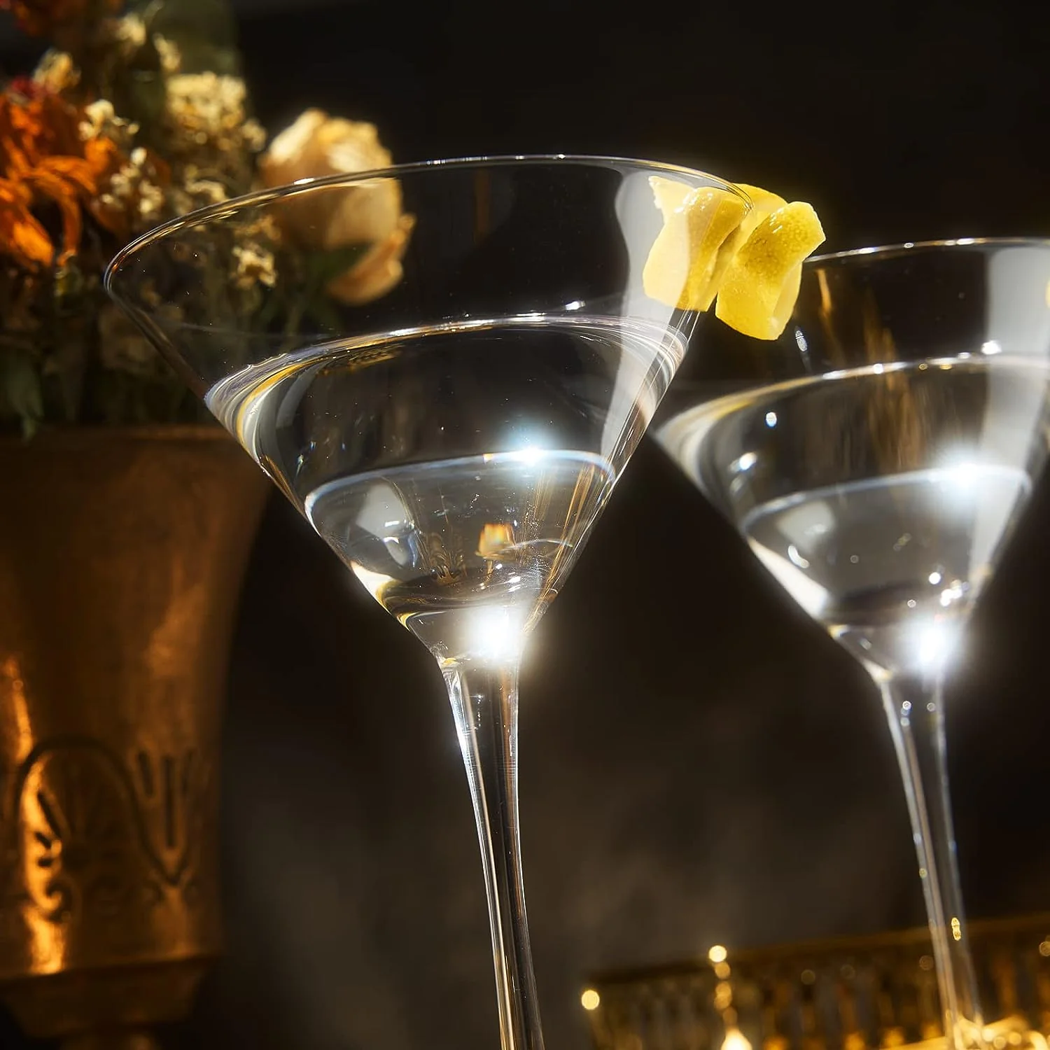 Crystal Martini Glass Set of 4 | 10oz - Keen Glass Solutions