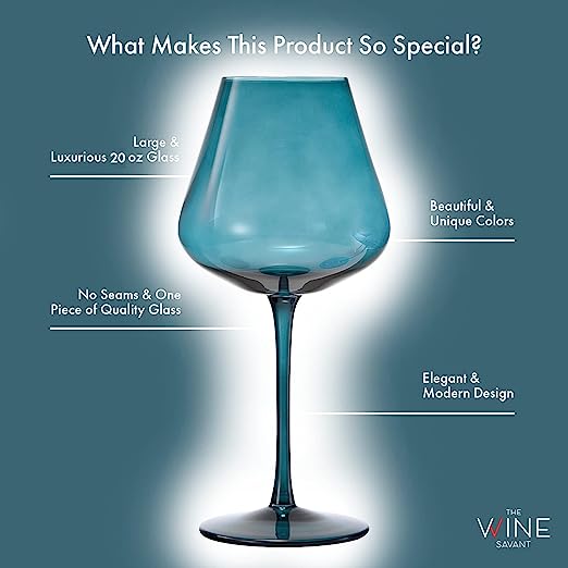 Matte Black Crystal Wine Glass - Set of 2 - Large 20 oz - Keen Glass Solutions