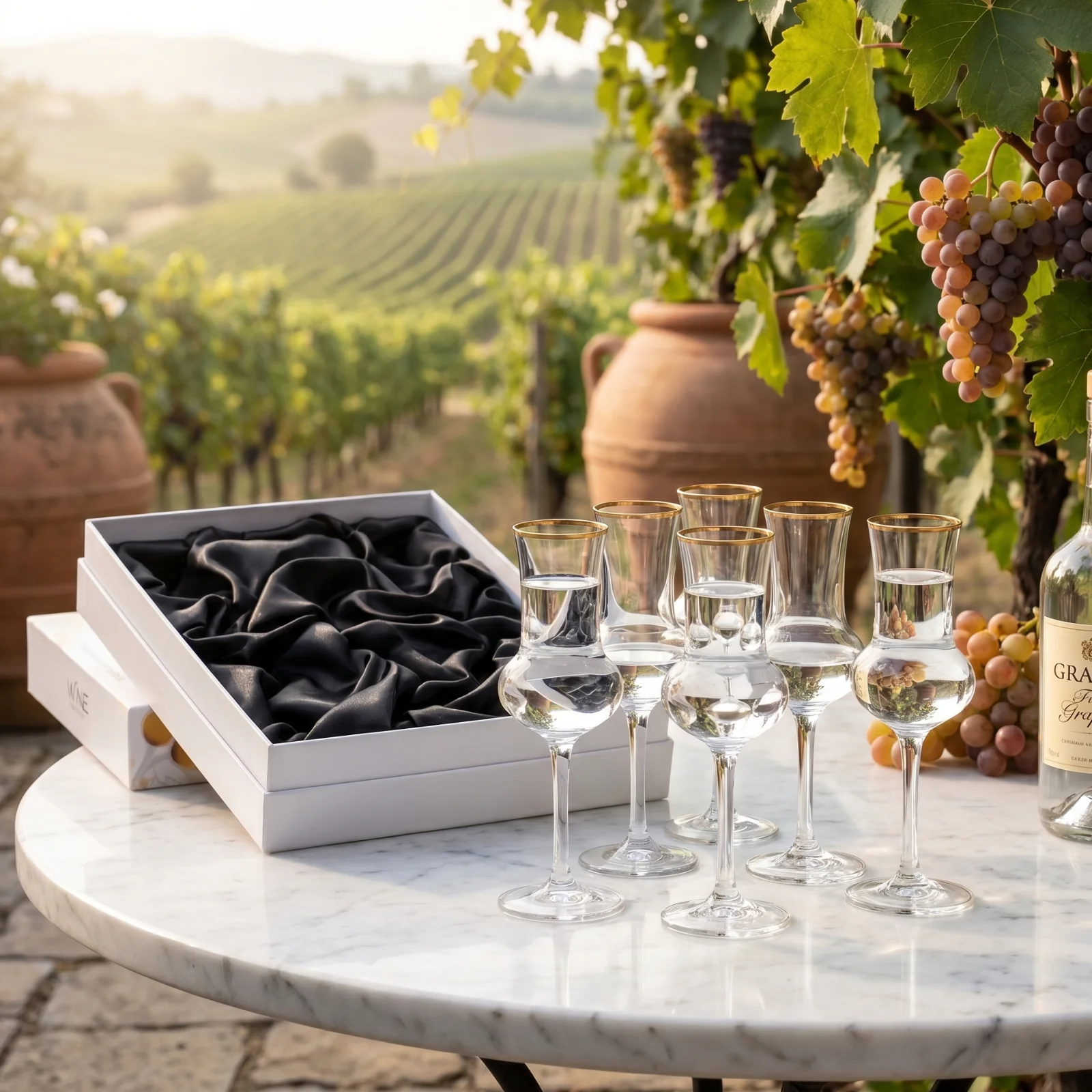 The Wine Savant Crystal Set of 6 Grappa Glasses 3oz - Keen Glass Solutions