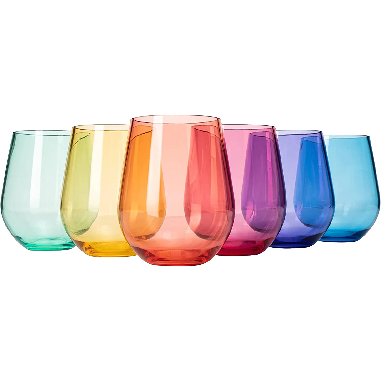 European Style Crystal, Stemless Wine Glasses, 15oz - Keen Glass Solutions