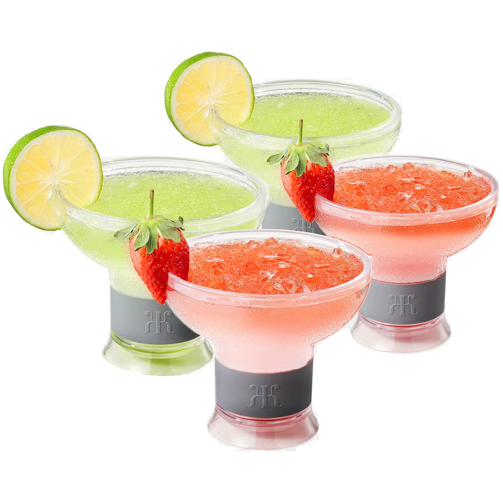 Frozen Margarita & Cocktail Chiller Glasses | Set of 4 - Keen Glass Solutions