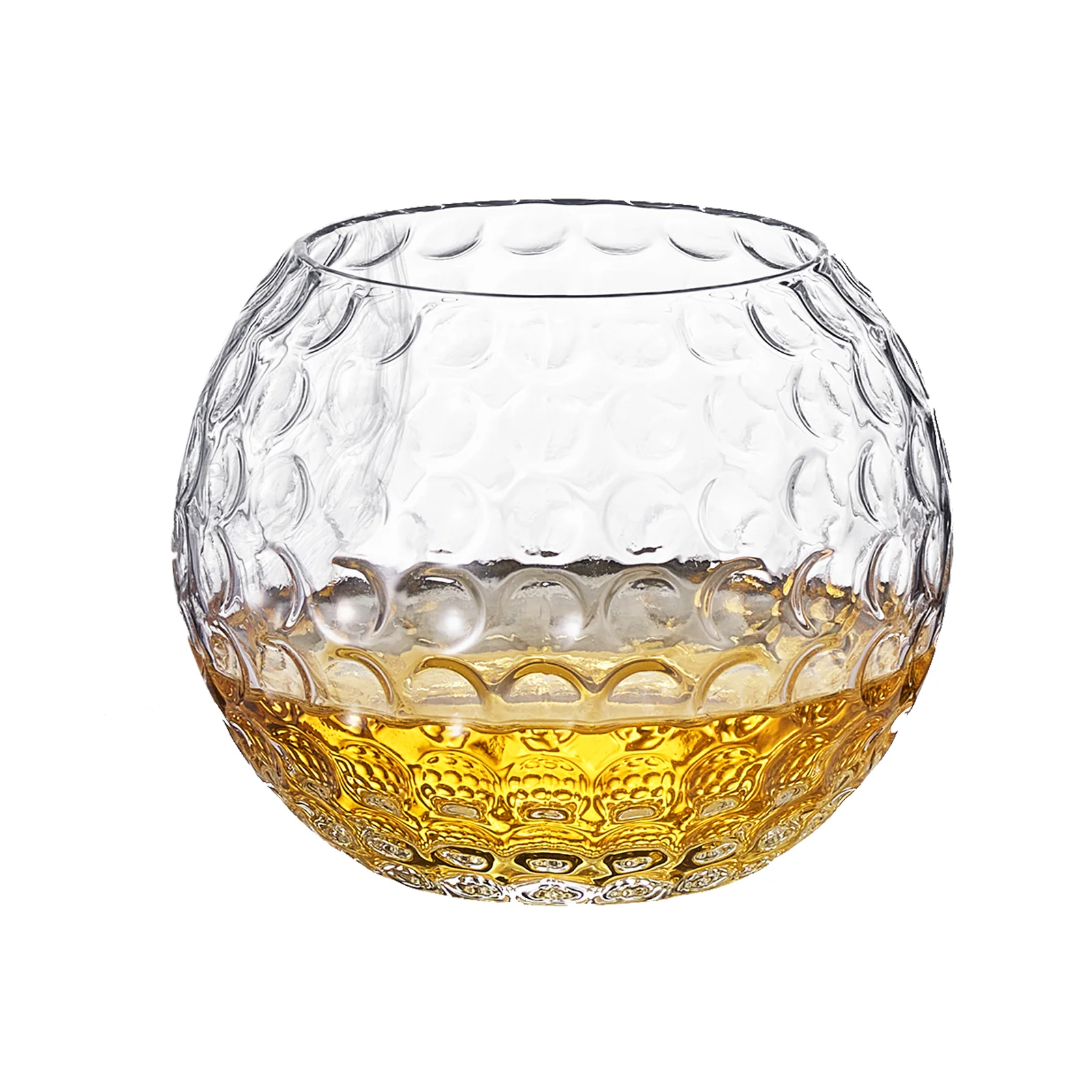 Golf Whiskey Glasses | 15 OZ Golf Ball Shaped - Keen Glass Solutions