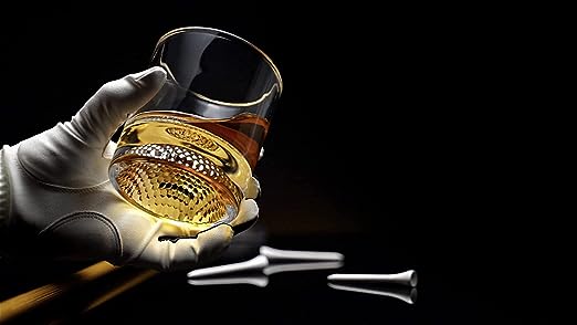 The Wine Savant Golf Ball Whiskey Glasses Set of 2-8oz Golf Gifts (2 pack) - Keen Glass Solutions