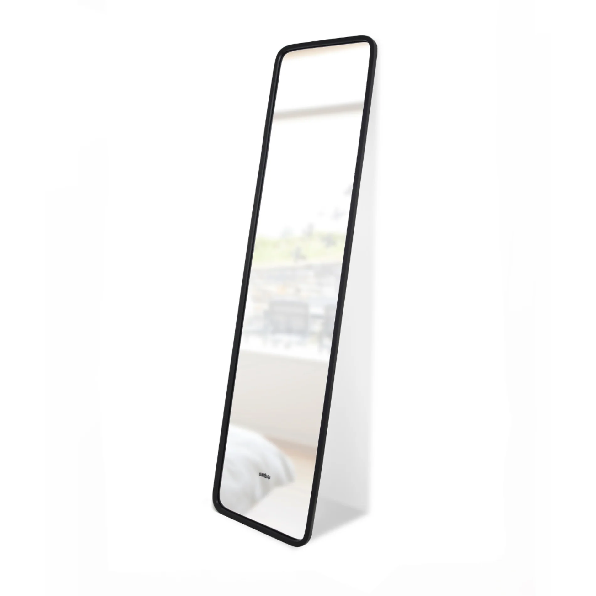 Hub Leaning Mirror - Keen Glass Solutions