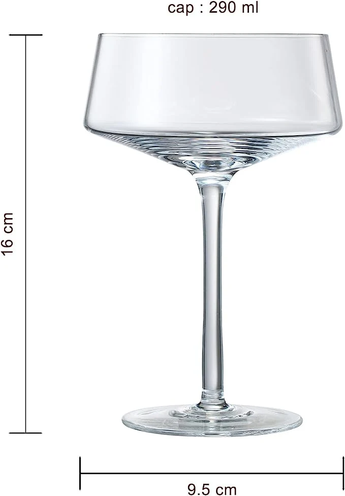 Luxury Martini Glass Set of 4 | 10oz - Keen Glass Solutions