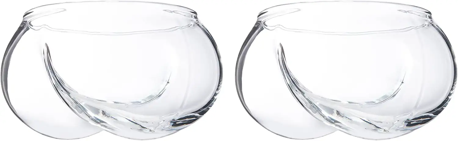 Deez Nuts Drinking Wine & Whiskey Glasses - 2 Set - Keen Glass Solutions