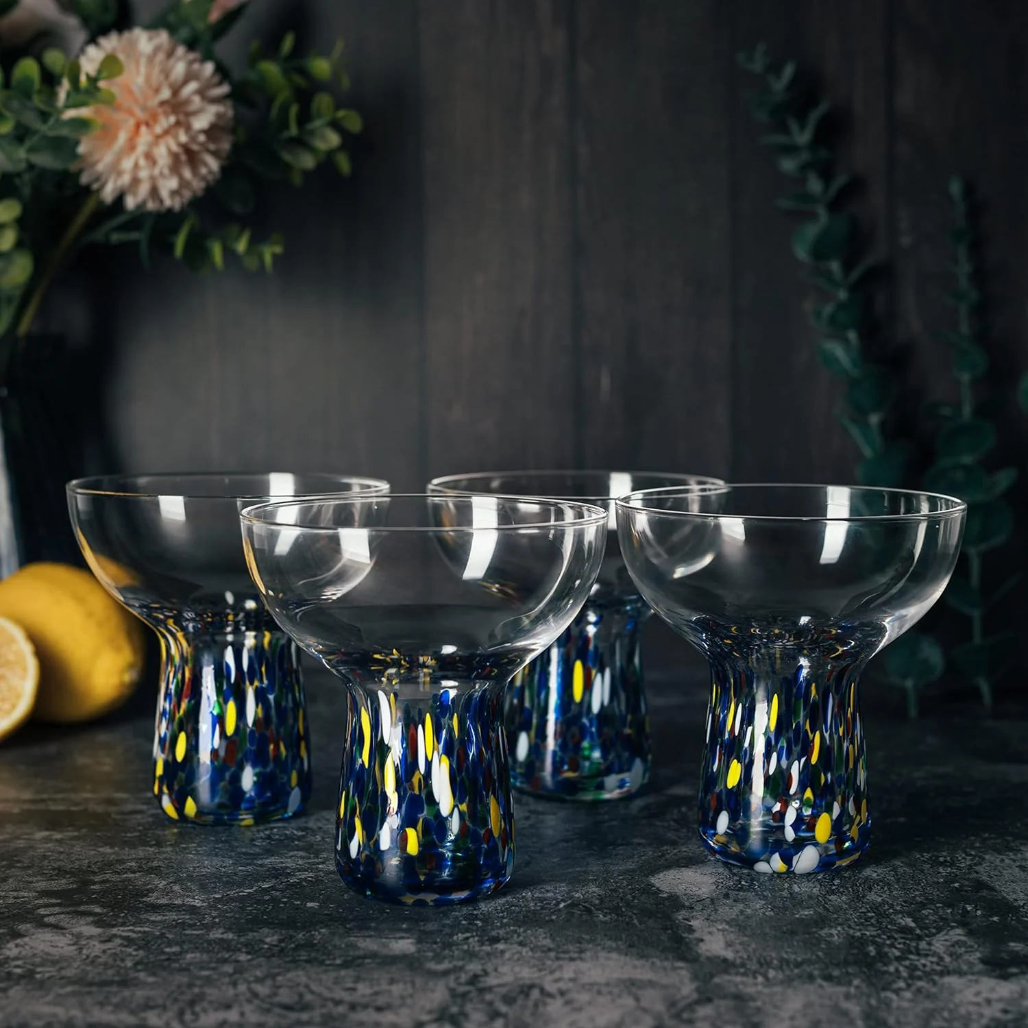 Stemless Margarita Glass – Set of 2-14OZ - Keen Glass Solutions
