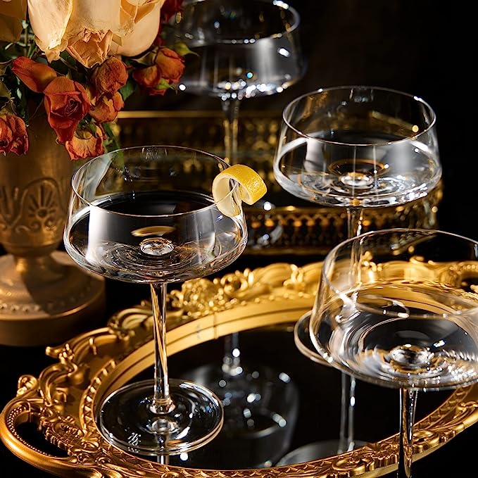 Luxury Martini Glass Set of 4 | 10oz - Keen Glass Solutions