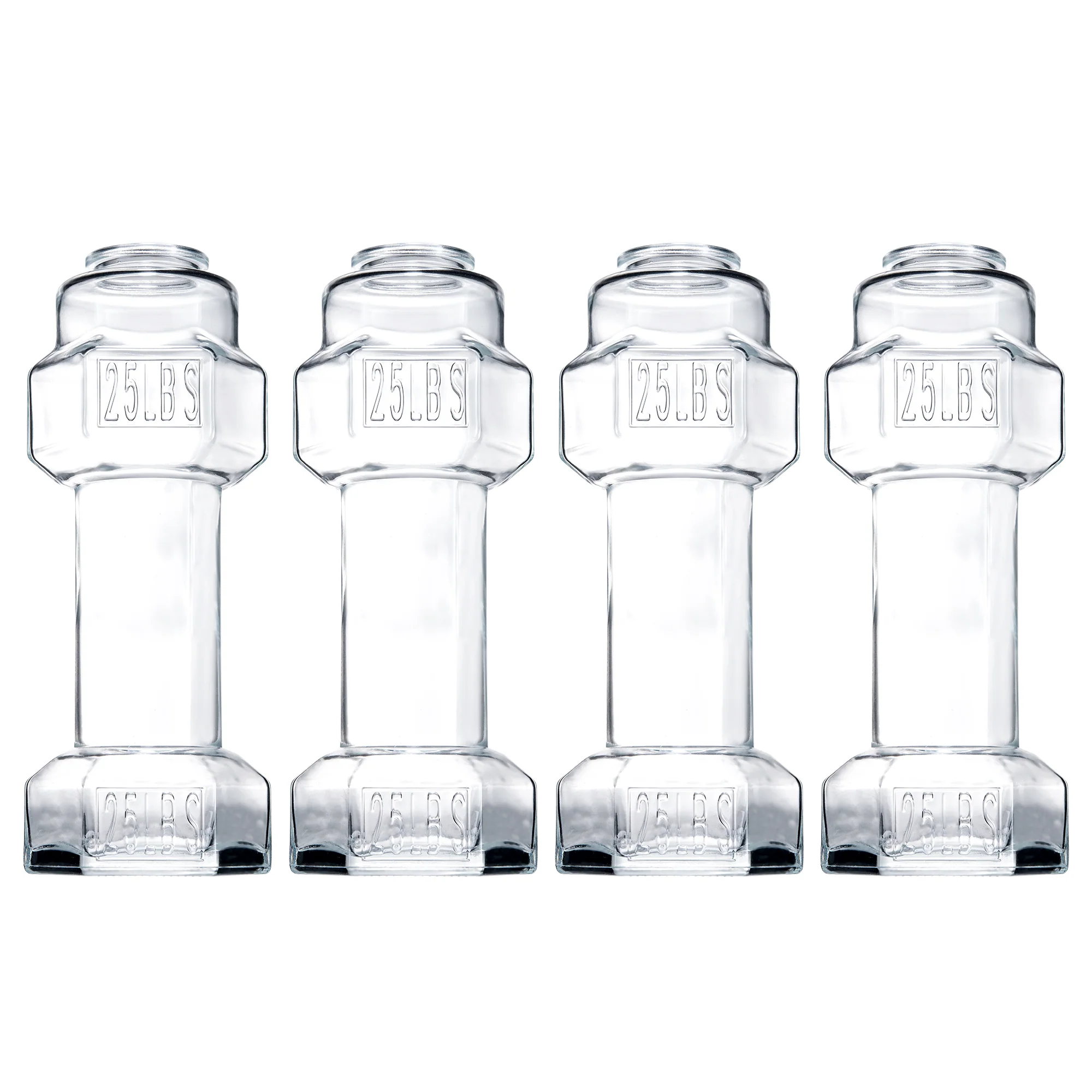 The Wine Savant 2-Set, Dumbbell Beer & Whiskey Glasses, Giant Lifting Beers 26oz Glass - Keen Glass Solutions