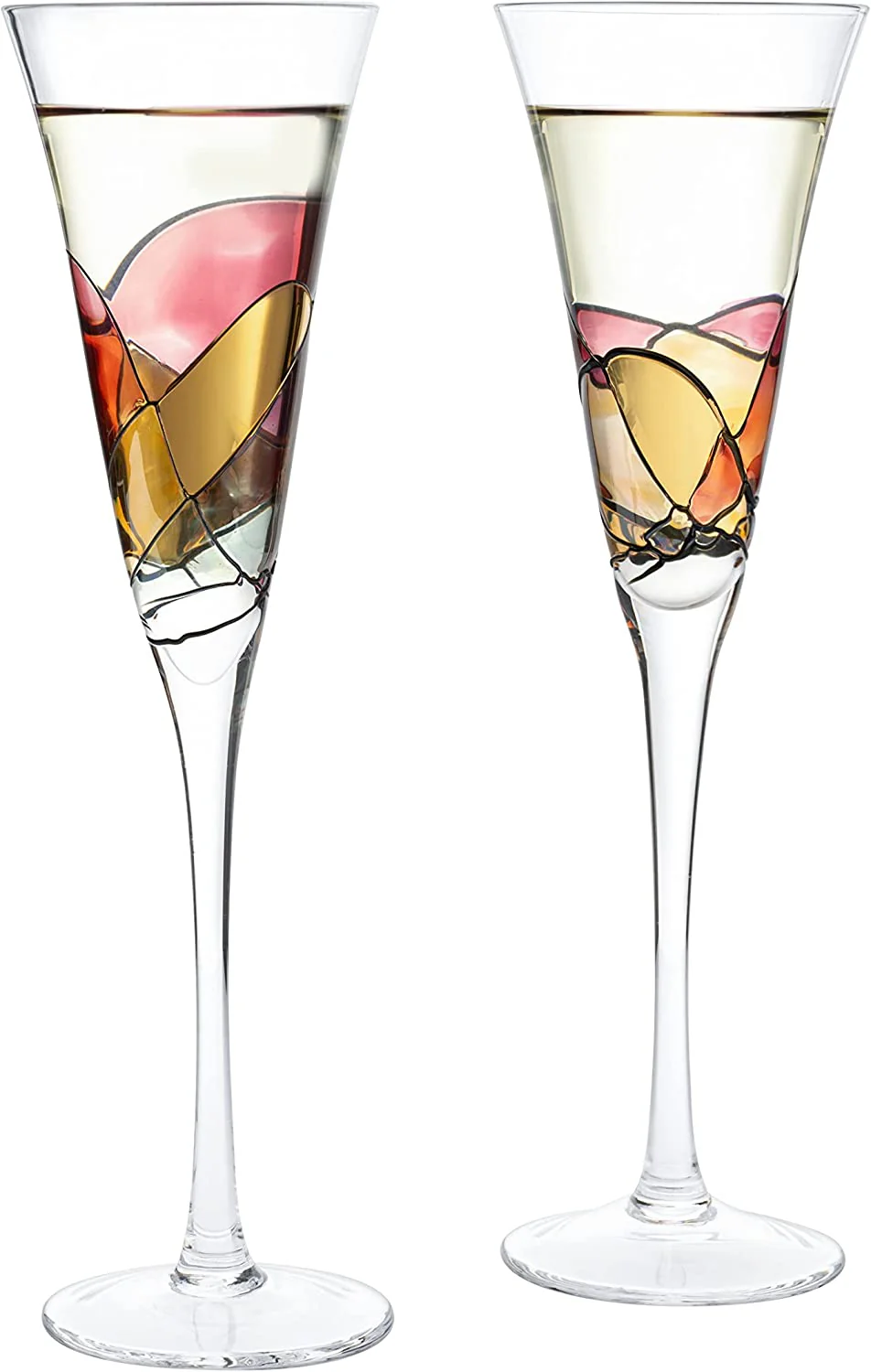 Artisanal Hand Painted Renaissance Romantic Stained Glass - Keen Glass Solutions