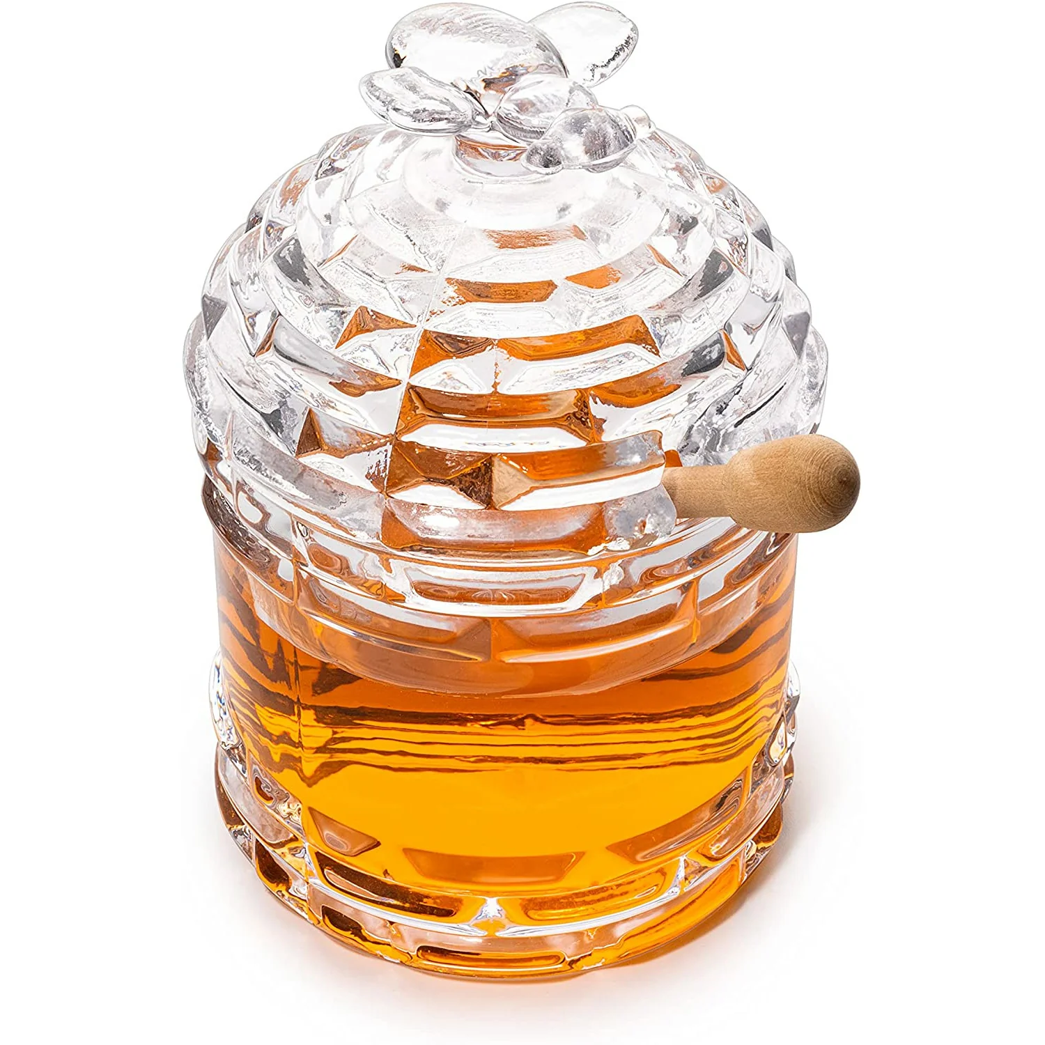 Crystal Bee Honey Dish Jar, Gift 6