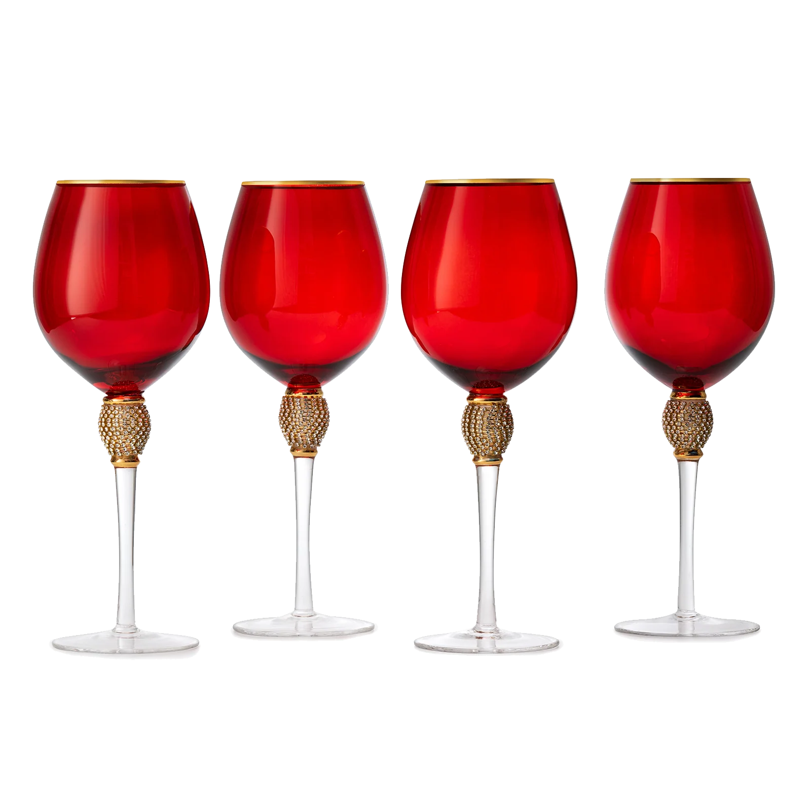 Large Diamond Wine Glasses, 10