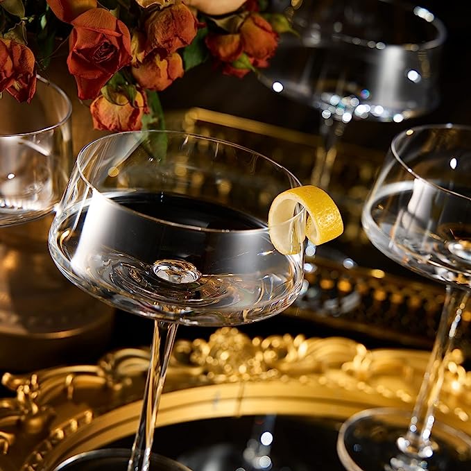 Luxury Martini Glass Set of 4 | 10oz - Keen Glass Solutions