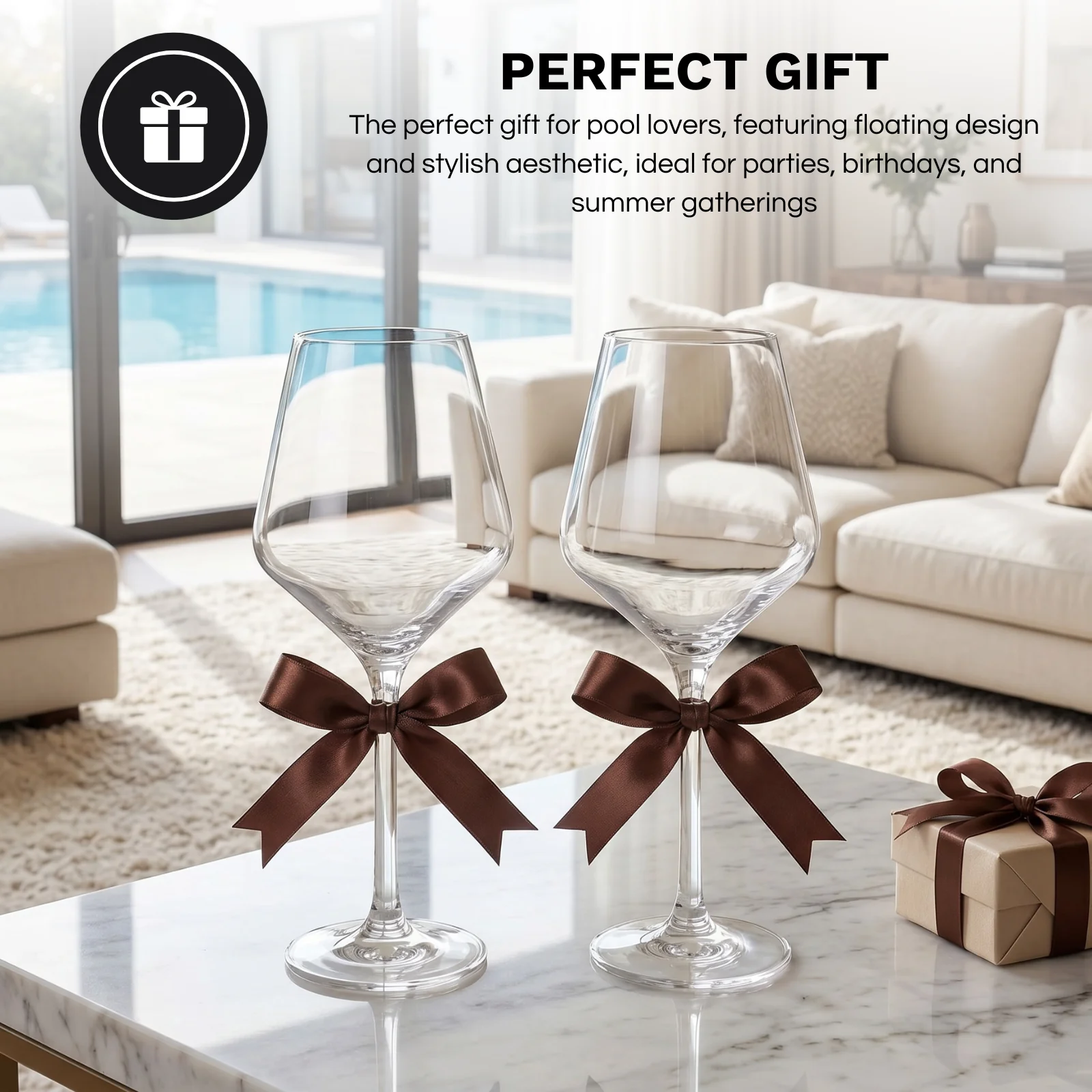 Unbreakable Stemmed Wine Glasses, Tritan Acrylic | Set of 2 (18oz) - Keen Glass Solutions