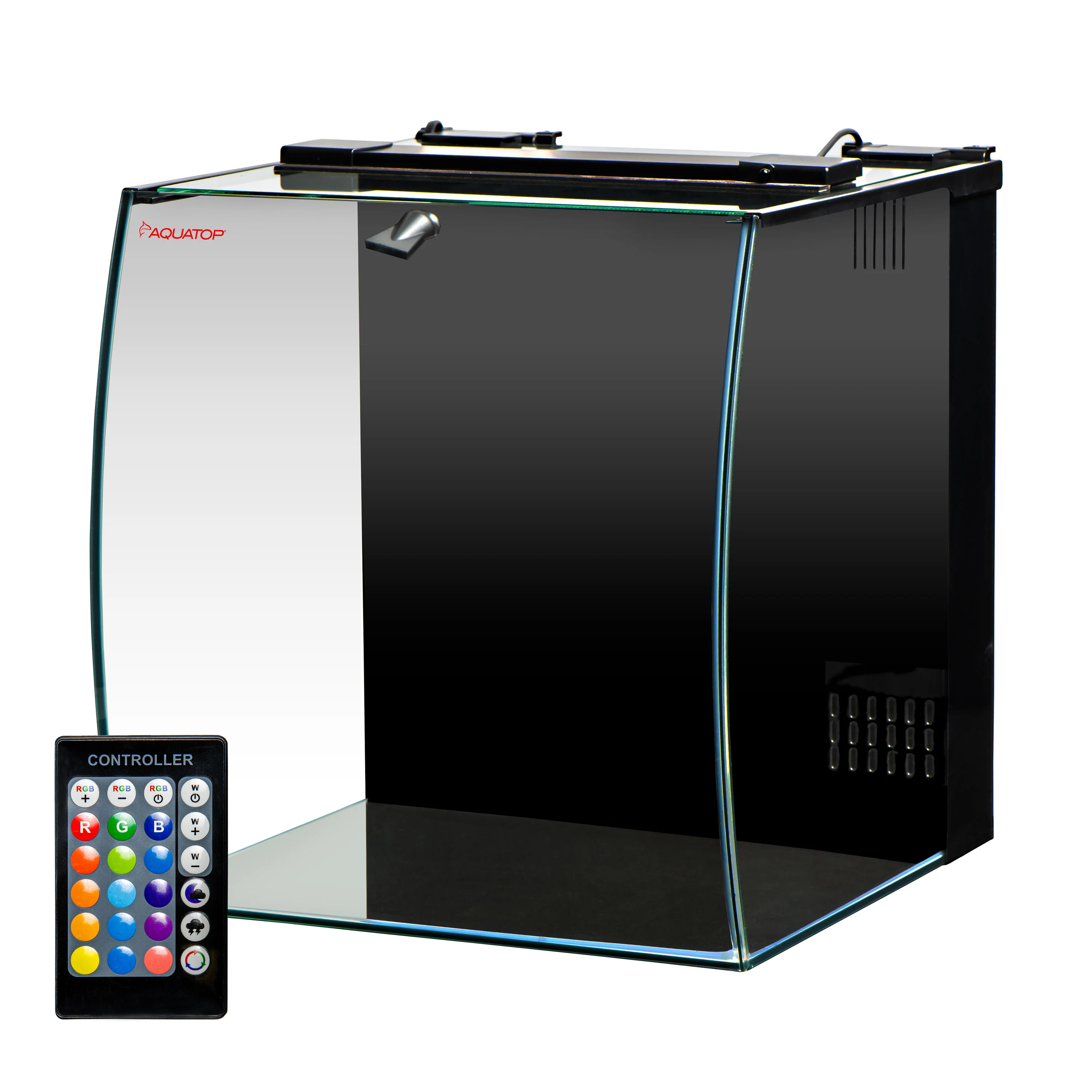 Aquatop Formosa Bowfront Aquarium Kit 8.6 gal - Keen Glass Solutions