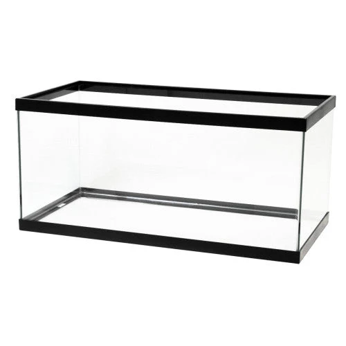 Aqueon Standard Glass Rectangle Aquarium Clear Silicone Black 40 Breeder SD-3 - Keen Glass Solutions
