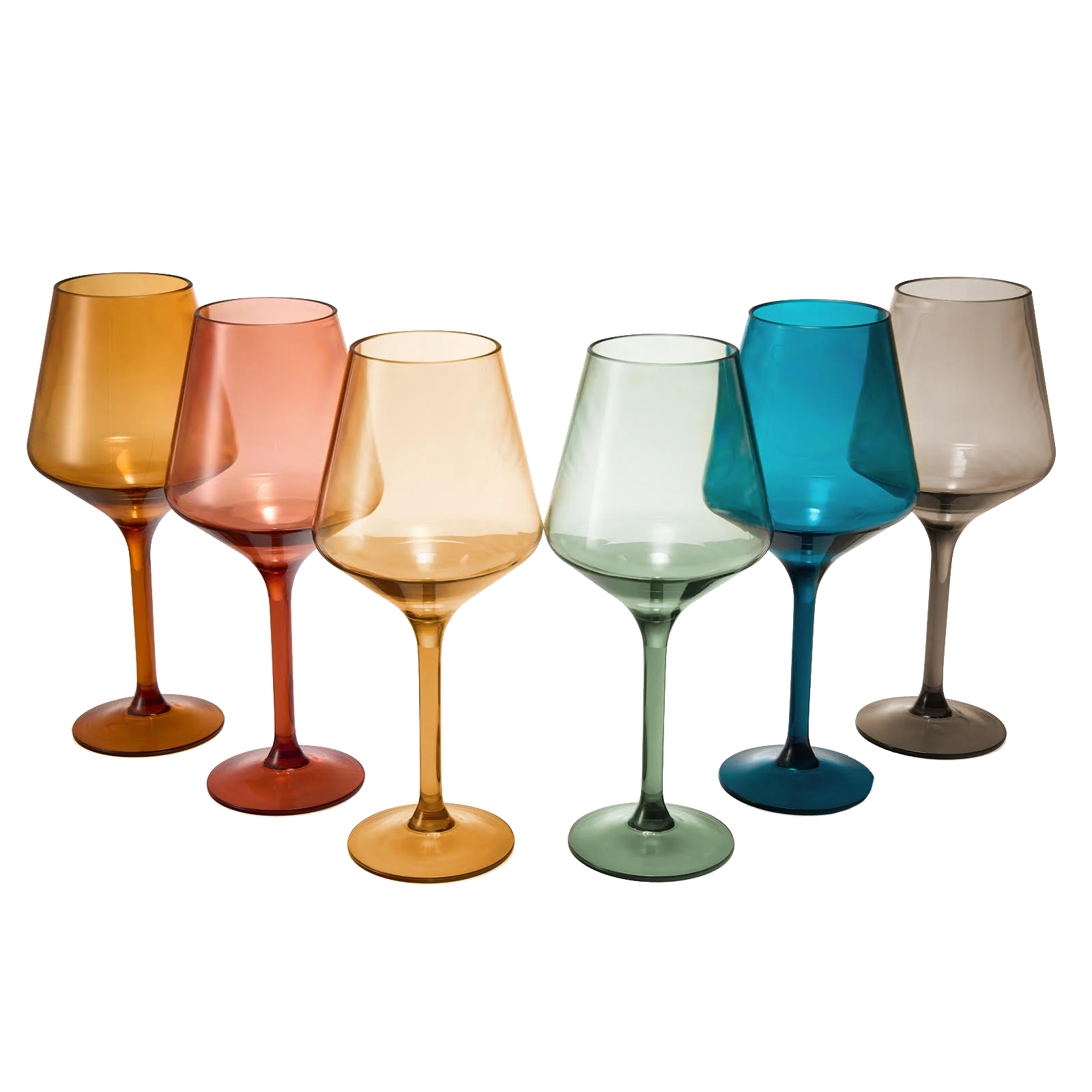 European Style Crystal, Stemmed Wine Glasses | Set of 6 | 15oz - Keen Glass Solutions