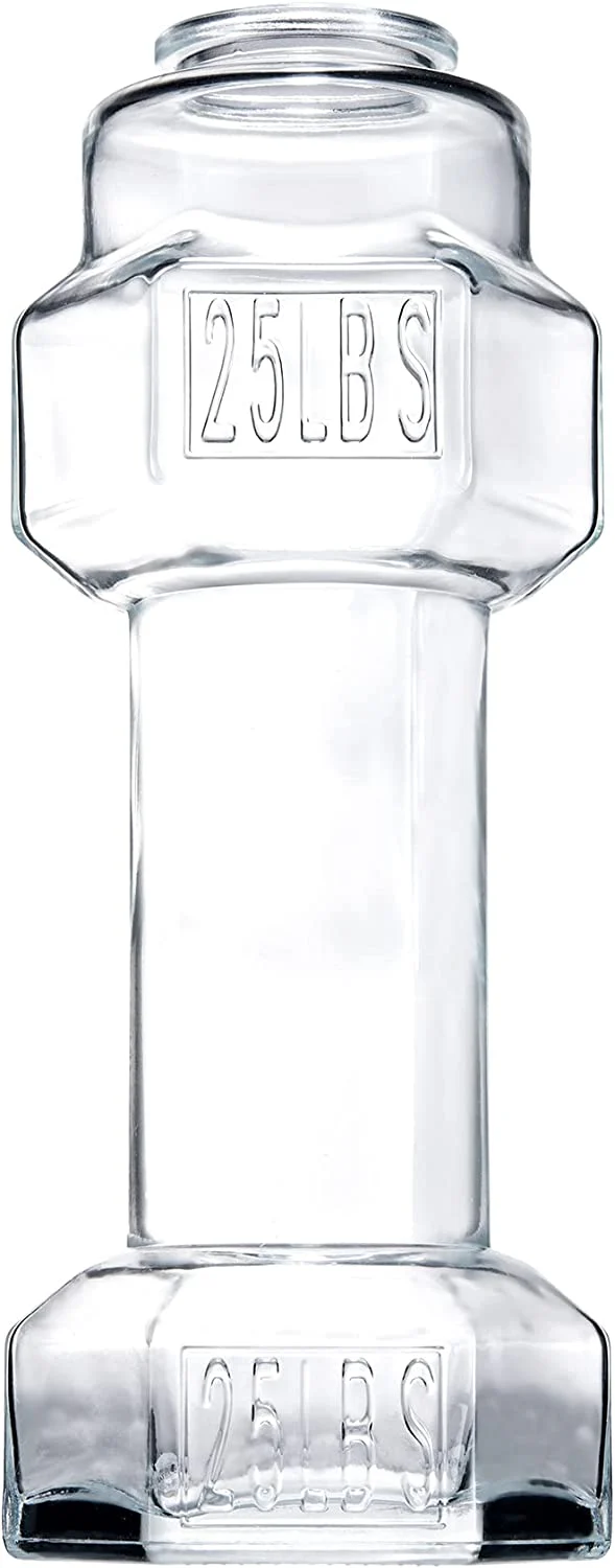 The Wine Savant Set of 4, Dumbbell Beer & Whiskey Glasses, 26oz Glass - Keen Glass Solutions