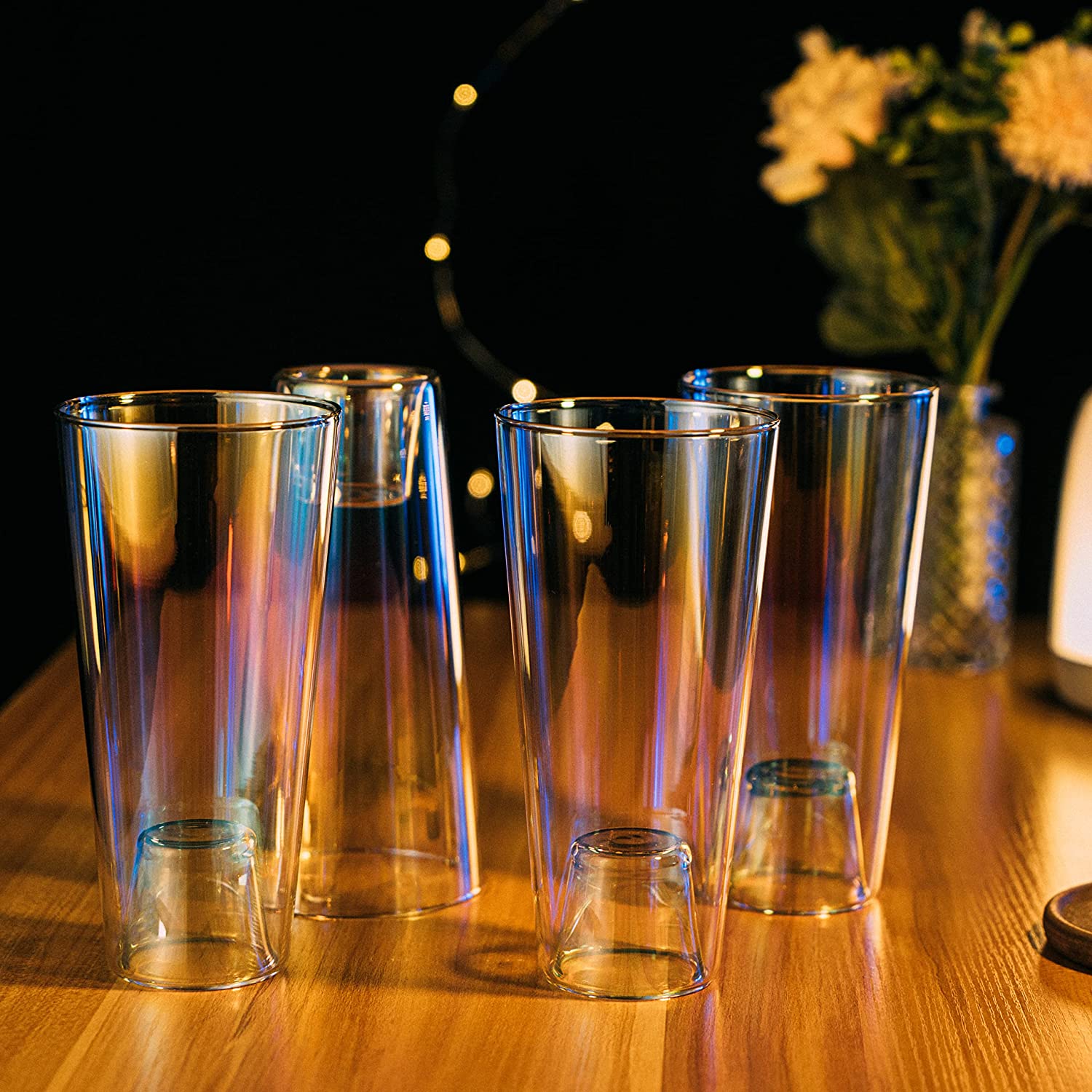 Shot in the Pint Glass, Take a Shot Funny Beer Glass/Mug 4-Set 7