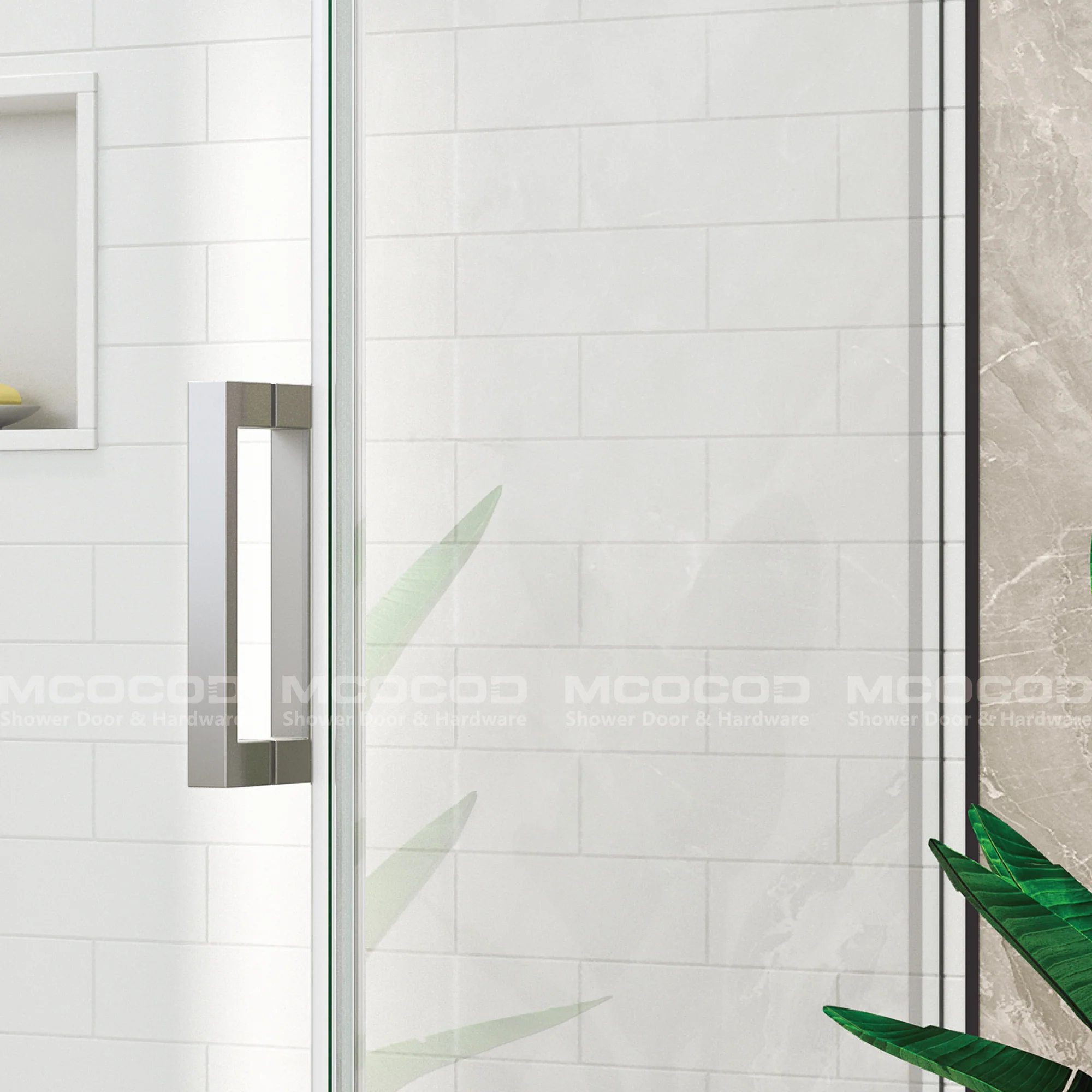 Customize Framed Rectangle Shower Enclosure - P08L-02 - Keen Glass Solutions